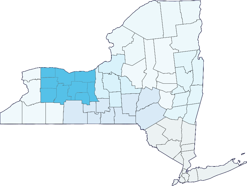 Atlas New York Finger Lakes Region Counties Solar Farm